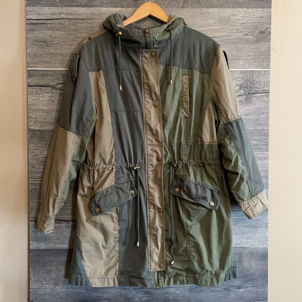 Asos Patchwork Utility Parka Jacket - image 4